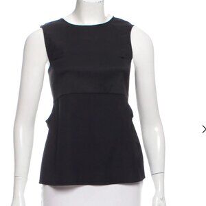 Black T by Alexander Wang sleeveless silk top Size 2